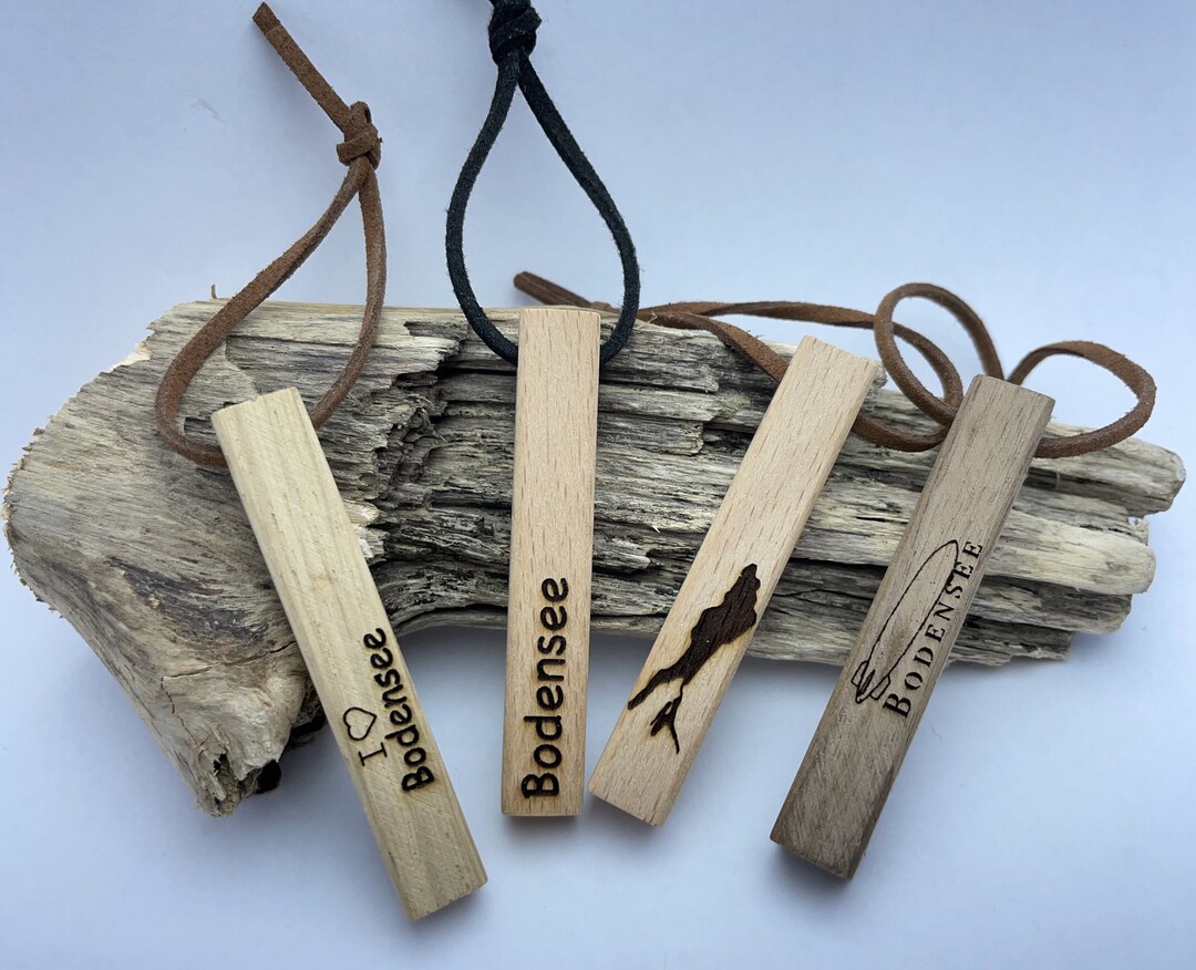 Holz Schluesselbrett - minimalistisch, ohne bohren